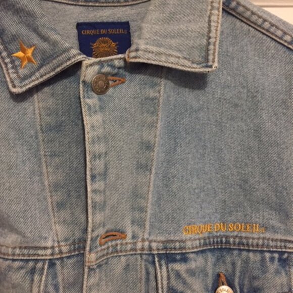 Denim Jacket Cirque Du Soleil. S/P - Picture 3 of 14